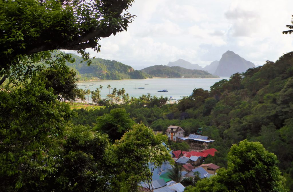 Uitzicht op de Corong Corong Baai - El Nido