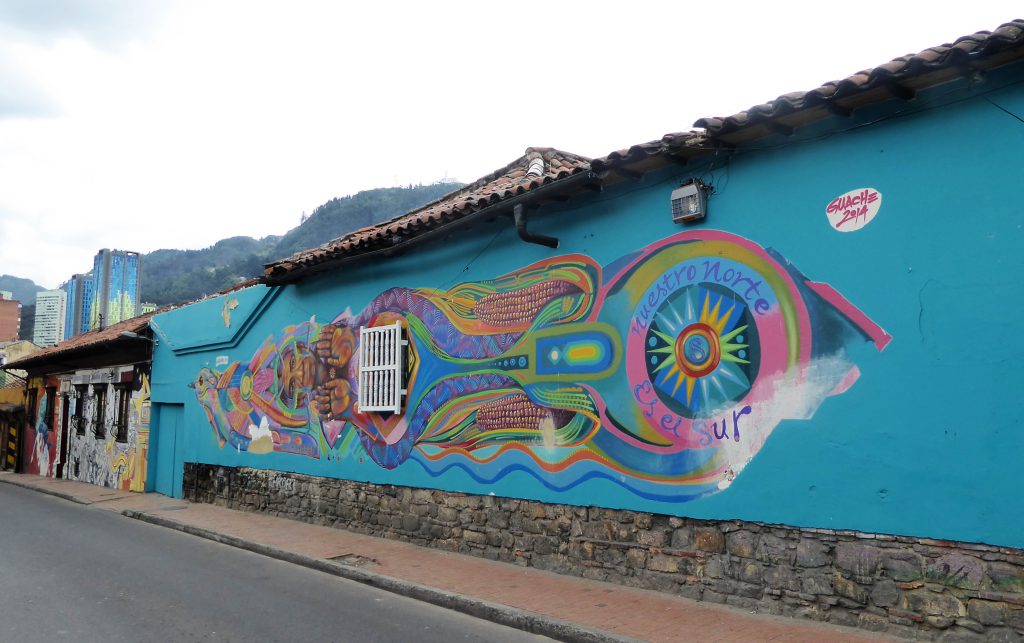 Exploring Bogota by foot, by bicycle & from high above!!