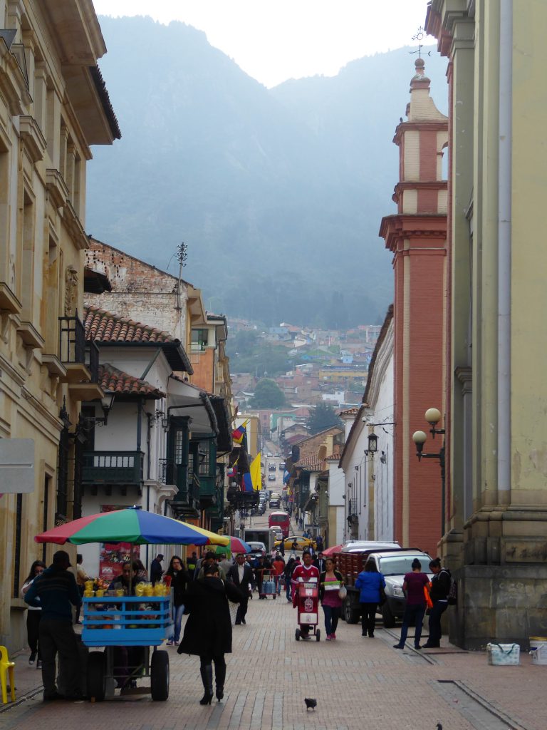 Exploring Bogota by foot, by bicycle & from high above!!