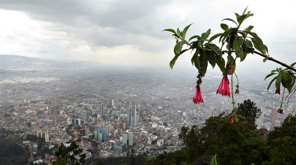 Bogota gezien vanaf Mount Monserrate