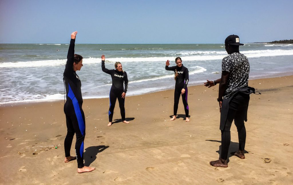 Surfen in Kartong - Gambia