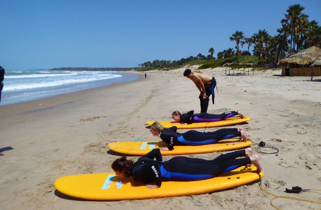 Surfen in Kartong - Gambia