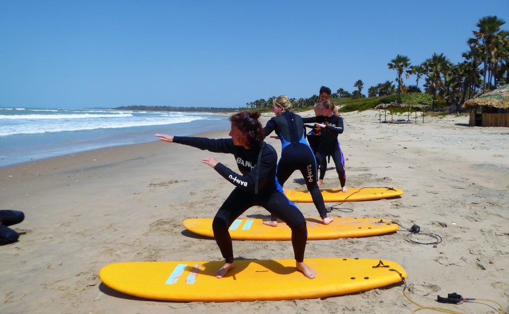 Surfen in Kartong - Gambia