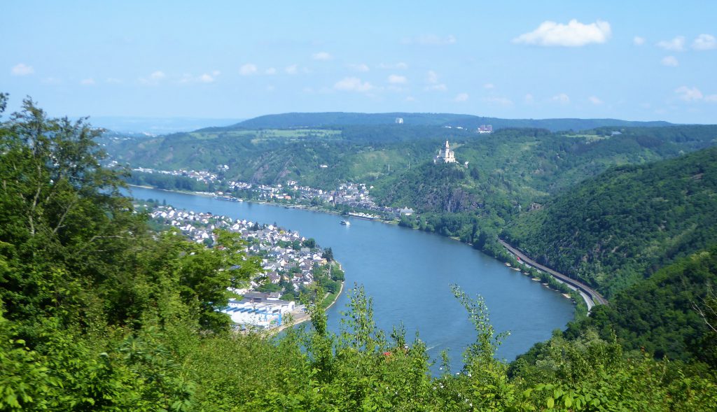 Hiken op de Rheinsteig - Koblenz, Duitsland