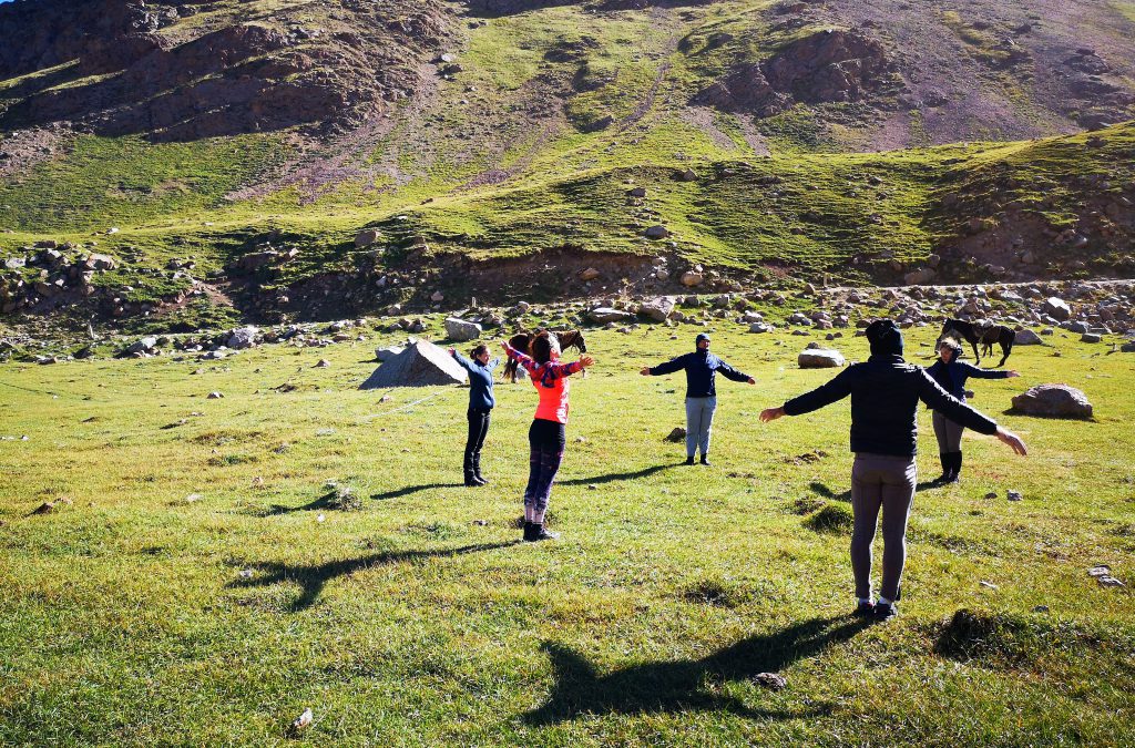 Een trekking per paard in Kirgizië - Centraal Azië