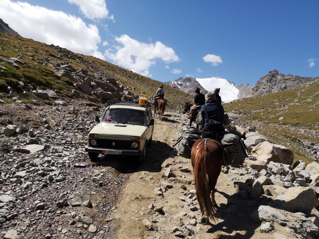 Een trekking per paard in Kirgizië - Centraal Azië