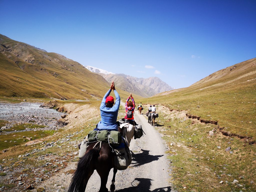 Een trekking per paard in Kirgizië - Centraal Azië