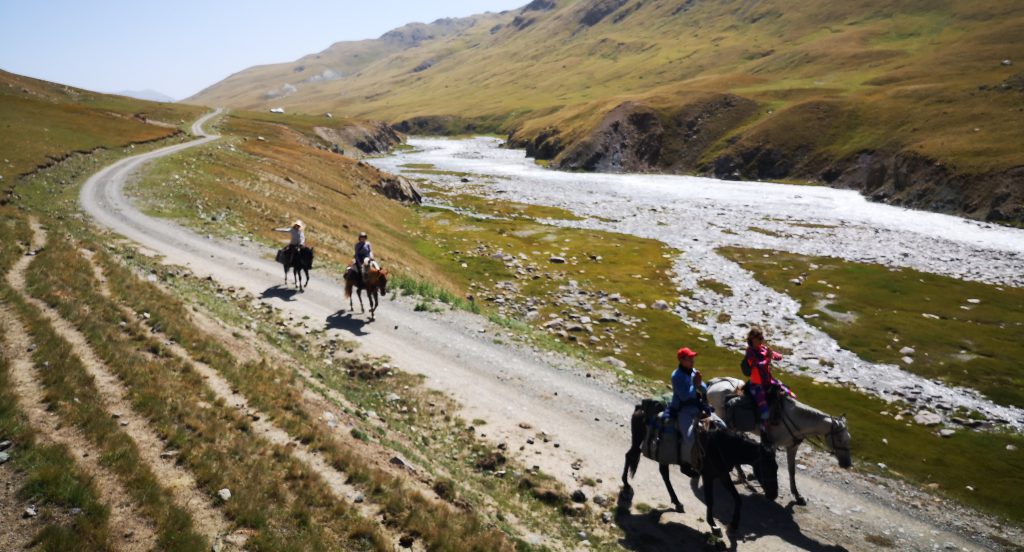 Een trekking per paard in Kirgizië - Centraal Azië