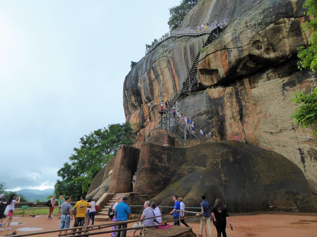 Sigiriya, climbing Lion Rock - Sri Lanka