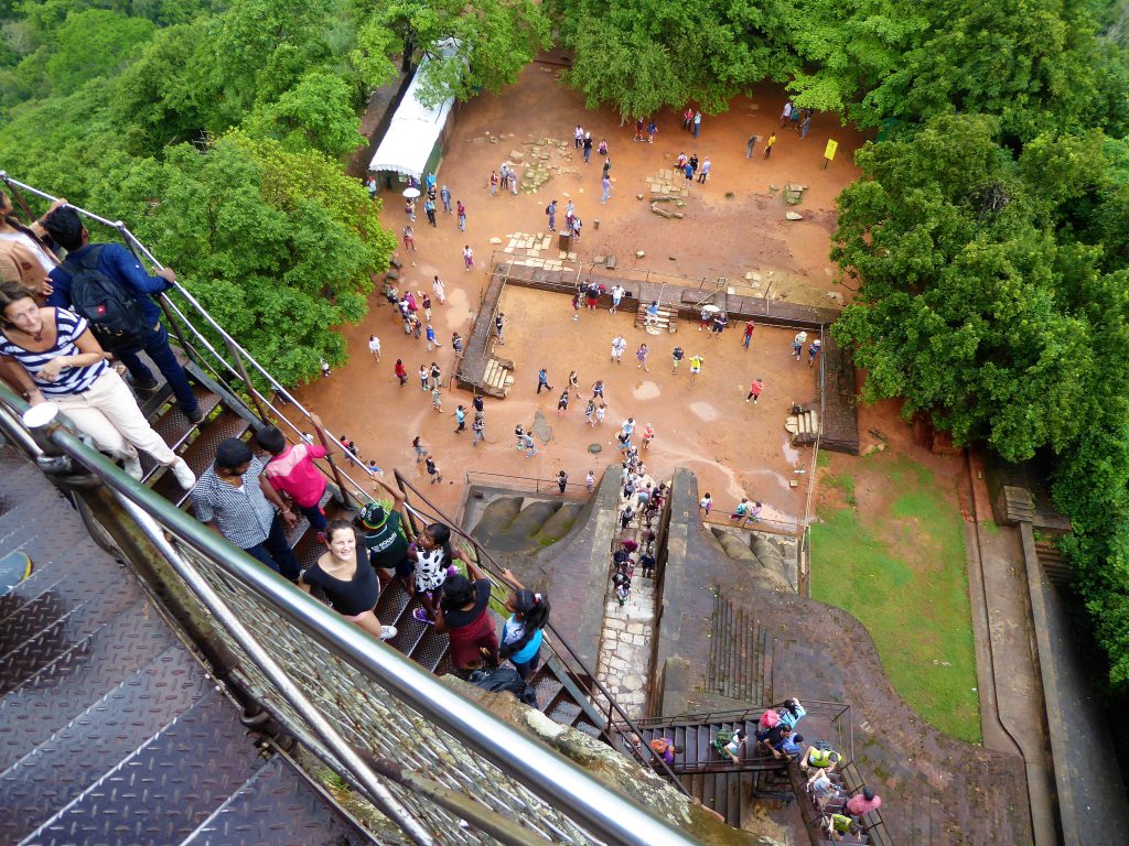 Sigiriya, climbing Lion Rock - Sri Lanka