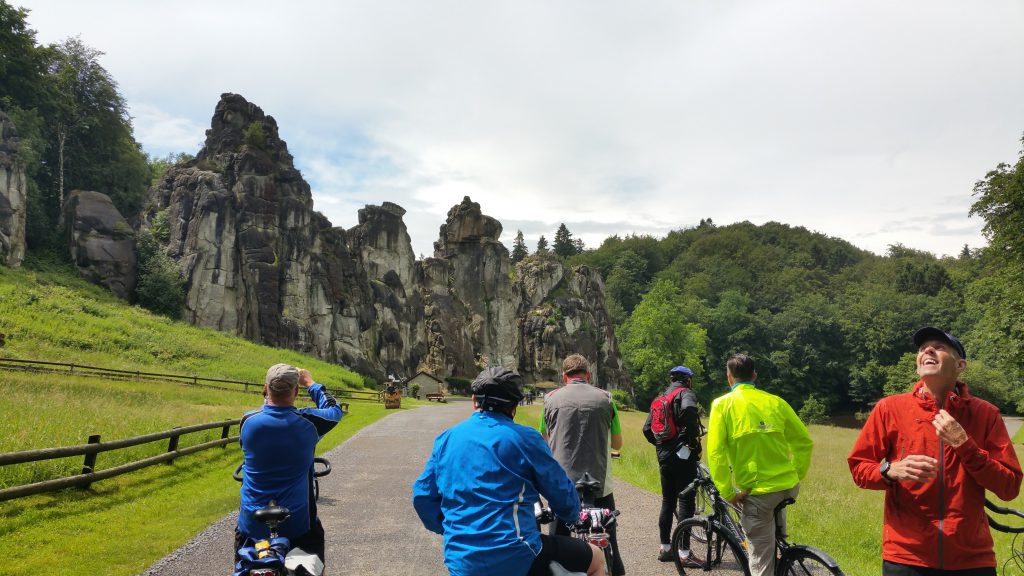 De Externsteine in het Teutoburgerwald - Horn-Bad Meinberg