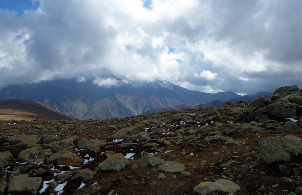 Afarwat station op 4390 meter hoogte - Kashmir Gulmarg